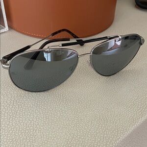 Tom Ford Metallic Aviator Sunglasses